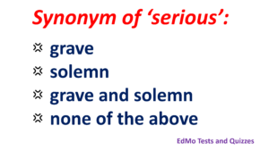 Read more about the article Synonyms Quiz. English Vocabulary Test – 4